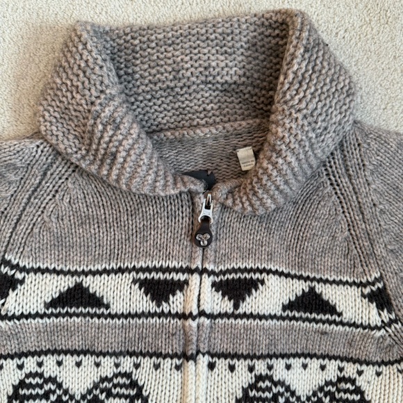 Aritzia TNA Cowichan Y2K wool sweater beige - Picture 3 of 11